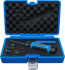 Wkrętak dynamometryczny z bitami 1/4", 1 - 8 Nm, 22 szt.