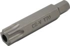 Bit, imbus 10 mm, Torx z otworem T70 x 75 mm