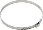 Regulowane opaski z uchem, 10 szt., W4, stal nierdzewna, 84-92 mm, 0,5x7 mm