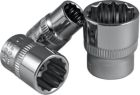 Nasadka 12-kątna 3/8" 15 mm - chromowana