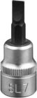 Główka bit z rowkiem 3/8" - 7