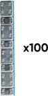 100 samoprzylepnych ciężarków stalowych 60 gr 4 x 10 gr 4 x 5 gr