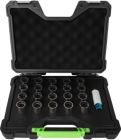 22-częściowy zestaw kluczy do blokowania śrub koła Audi