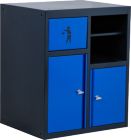 Szafka dolna z uchwytem na rolkę i modułem na odpady