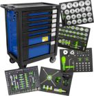 Wózek narzędziowy 7 szuflad + 256 narzędzi samochodowych